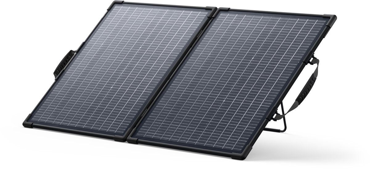 Anker solix ps100 – bifacial portable solar panel – 100w power – double-sided efficiency – portable weatherproof