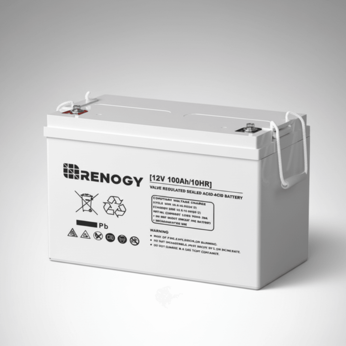 12V 100Ah AGM Rechargeable Battery, Long-Lasting Deep Cycle Power Solution