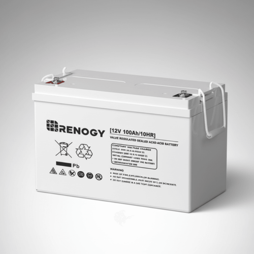 12V 100Ah AGM Rechargeable Battery, Long-Lasting Deep Cycle Power Solution