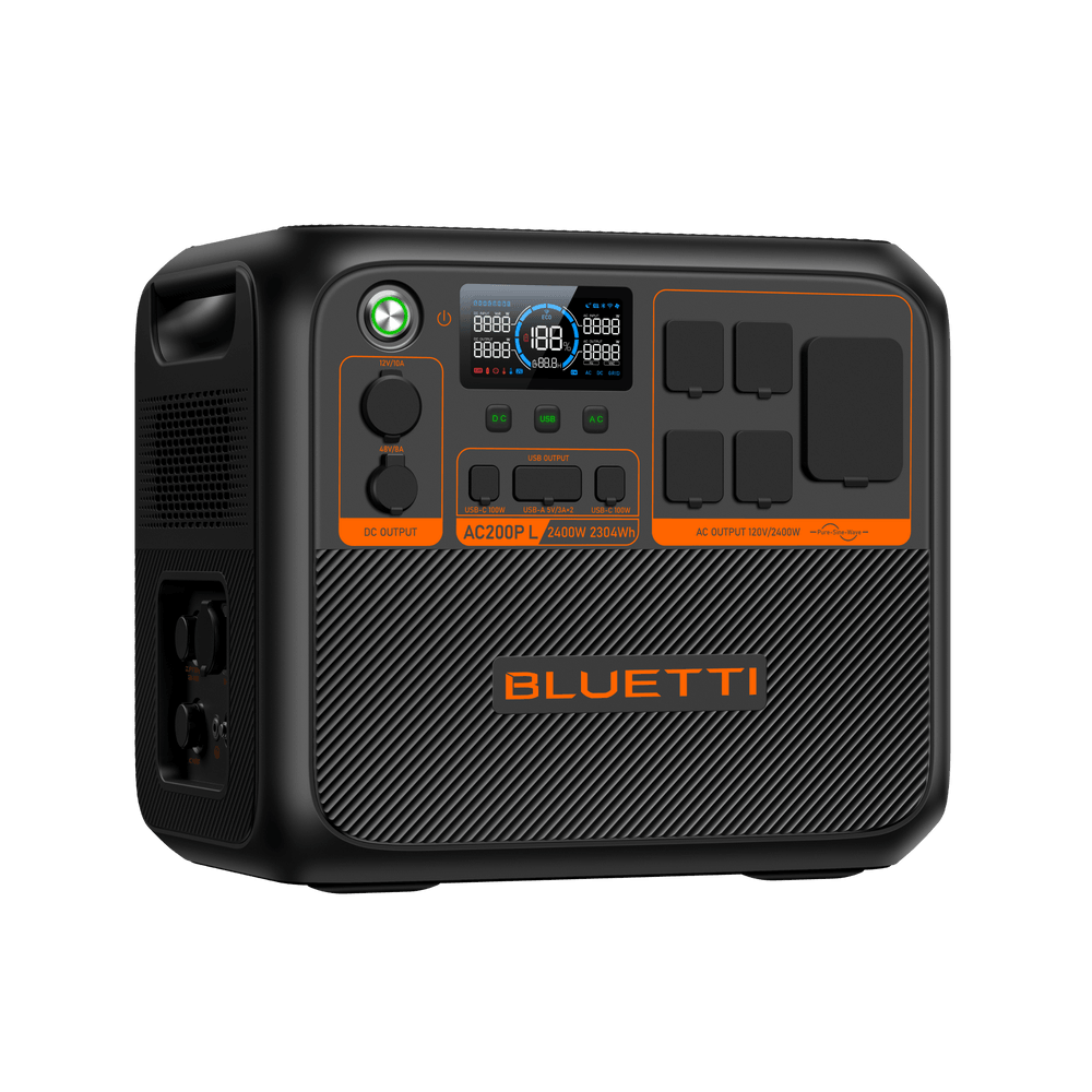 BLUETTI AC200PL Portable Power Station 2304Wh 2400W Expandable Solar Generator