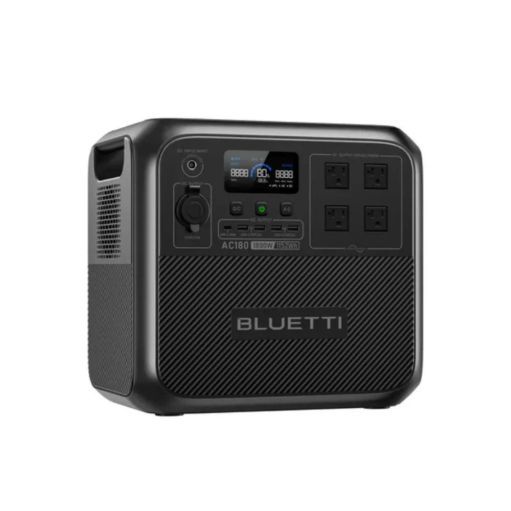 BLUETTI AC180 Solar Portable Power Station | 1,800W 1,152Wh,  Solar Generator for Camping, Off-grid, Power Outage-1