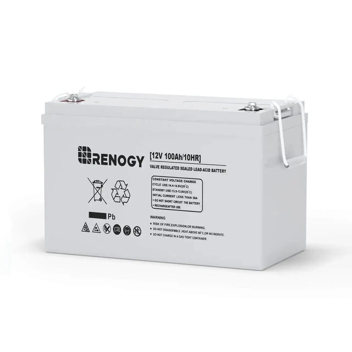 12V 100Ah AGM Rechargeable Battery, Long-Lasting Deep Cycle Power Solution