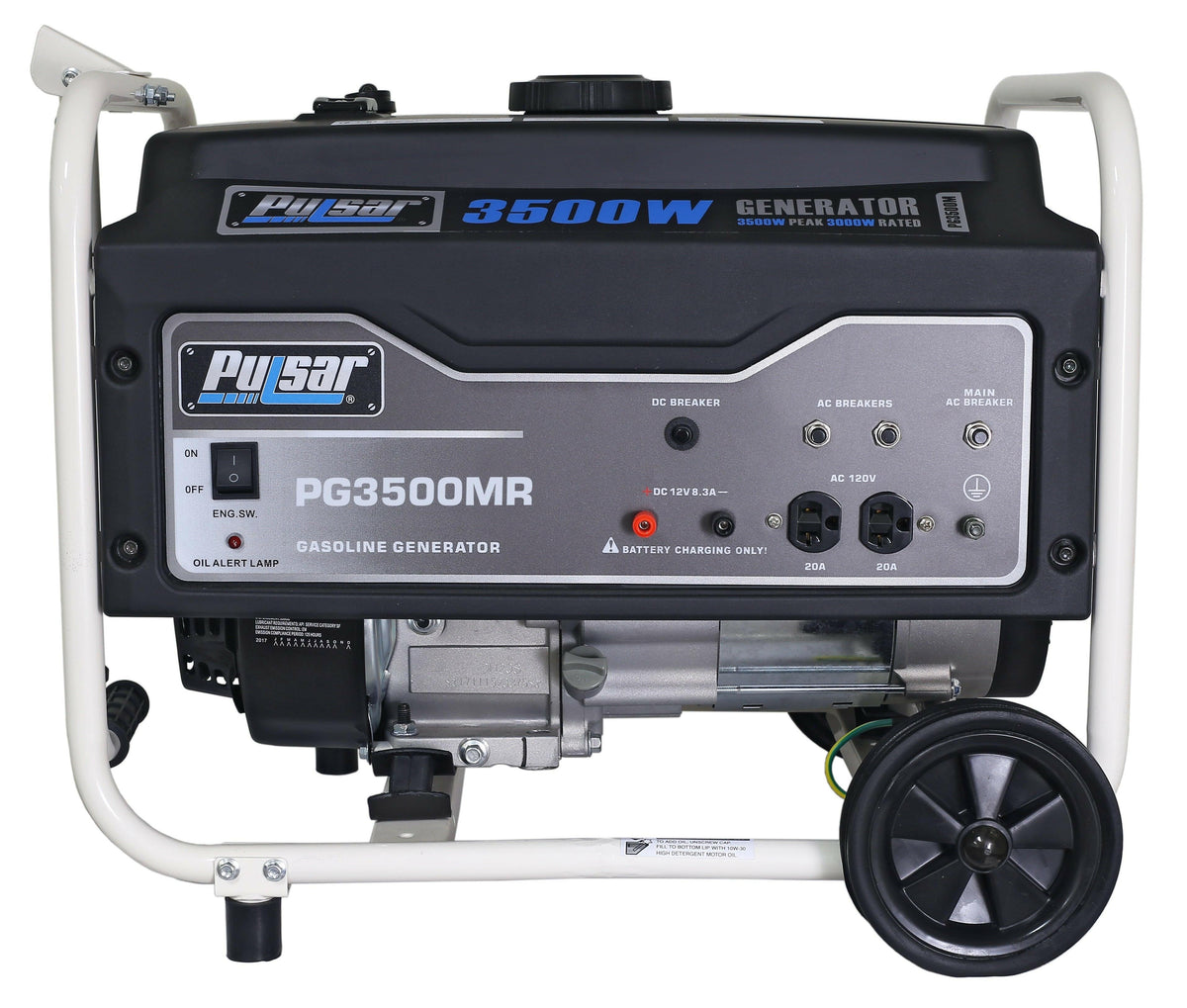Pulsar 3500W Gas Powered Portable Generator (CARB) with 3000 Running Watts