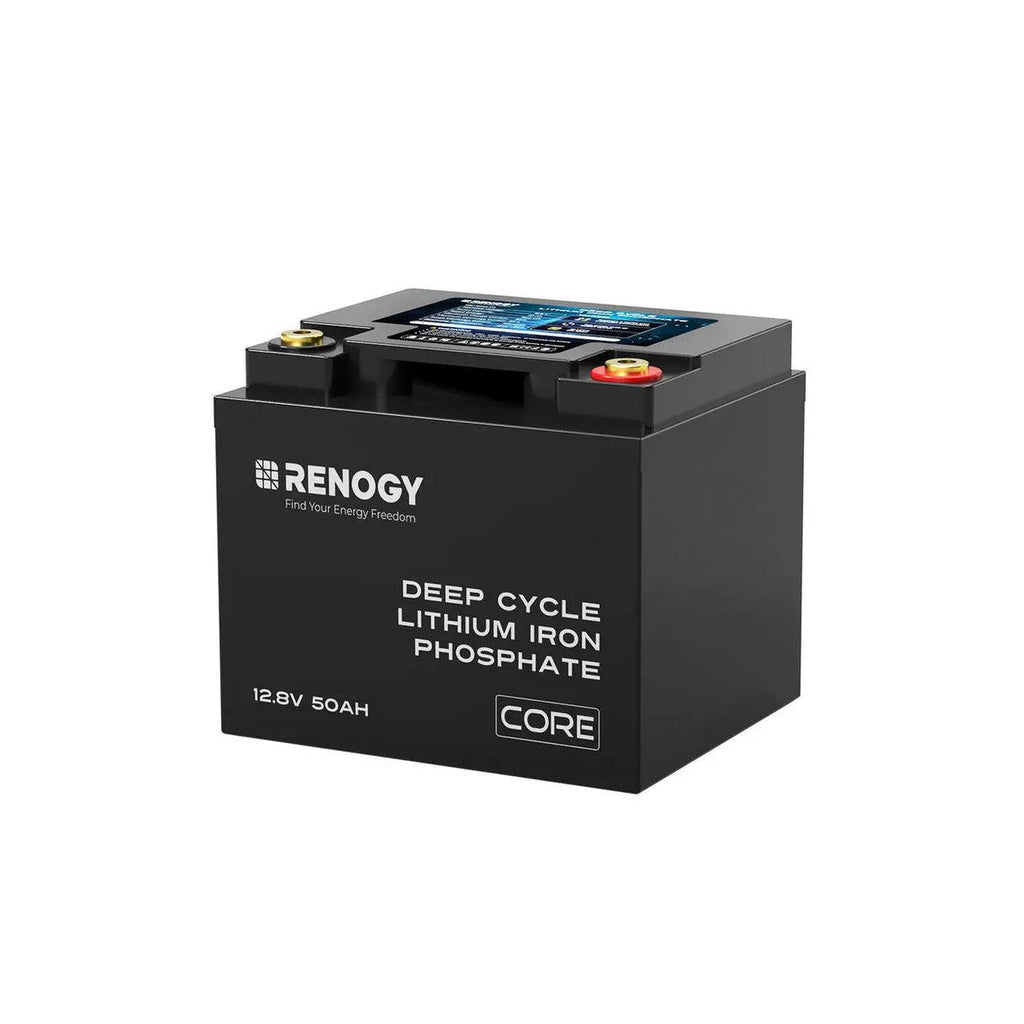 Renogy Core 12V 50Ah LiFePO4 Deep Cycle Battery – Lightweight Lithium Power Solution-0