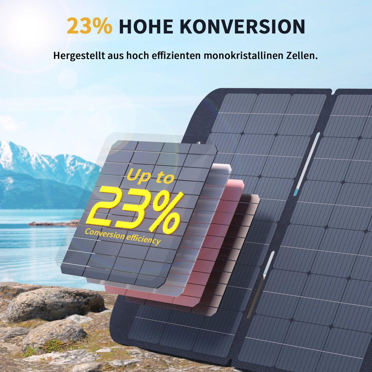 WPortable Solar Charger for FlashSpeed 1500 Power Station