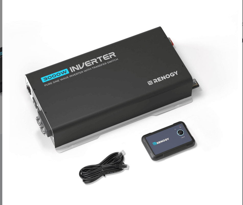 Renogy PUH 3000W Pure Sine Wave Inverter with Bluetooth & UPS Transfer Switch