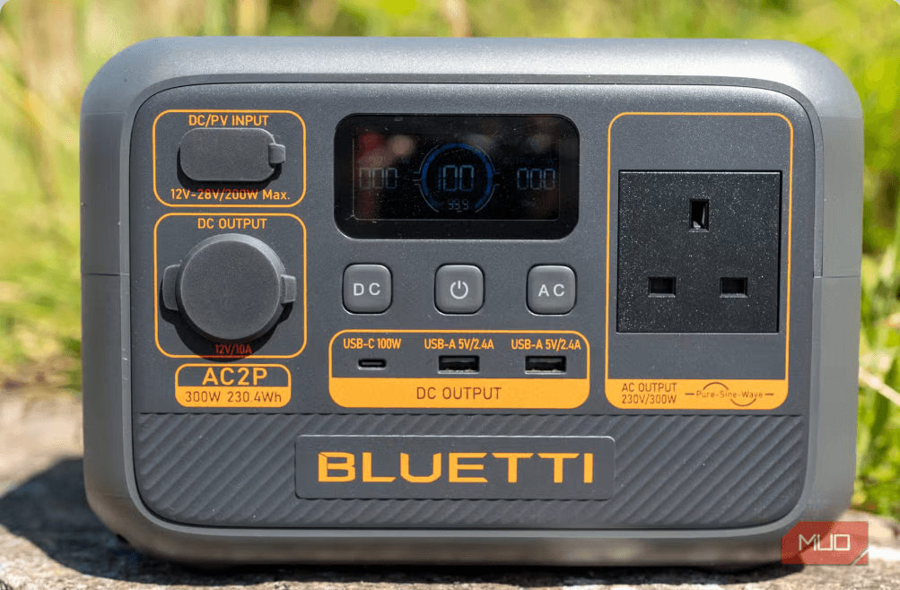 BLUETTI AC2P Portable Power Station 230.4Wh LiFePO4 300W Pure Sine Wave Solar Generator-2
