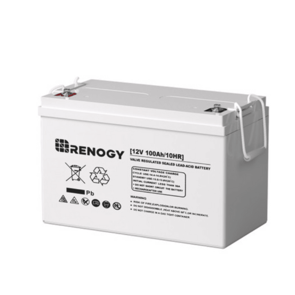 12V 100Ah AGM Rechargeable Battery, Long-Lasting Deep Cycle Power Solution