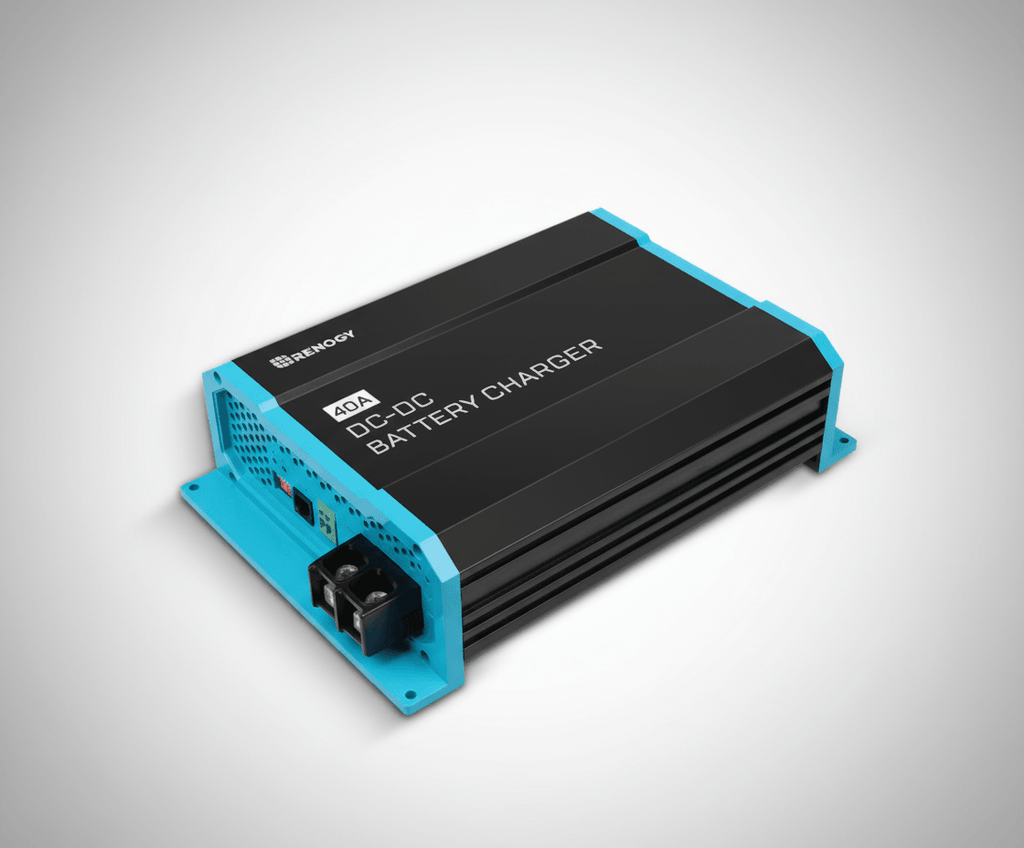 Renogy 12V On-Board Battery Charger, Smart Charging System for Marine and RV Batteries
