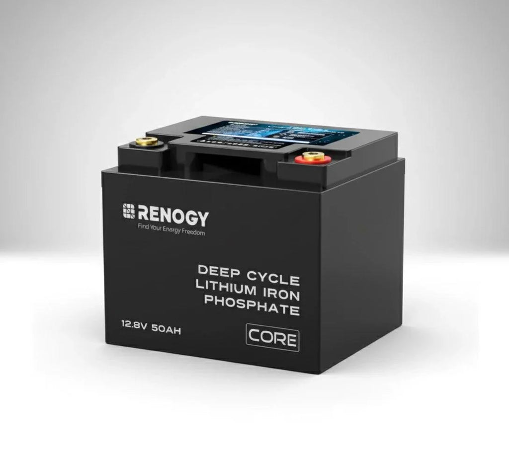 Renogy Core 12V 50Ah LiFePO4 Deep Cycle Battery – Lightweight Lithium Power Solution-1
