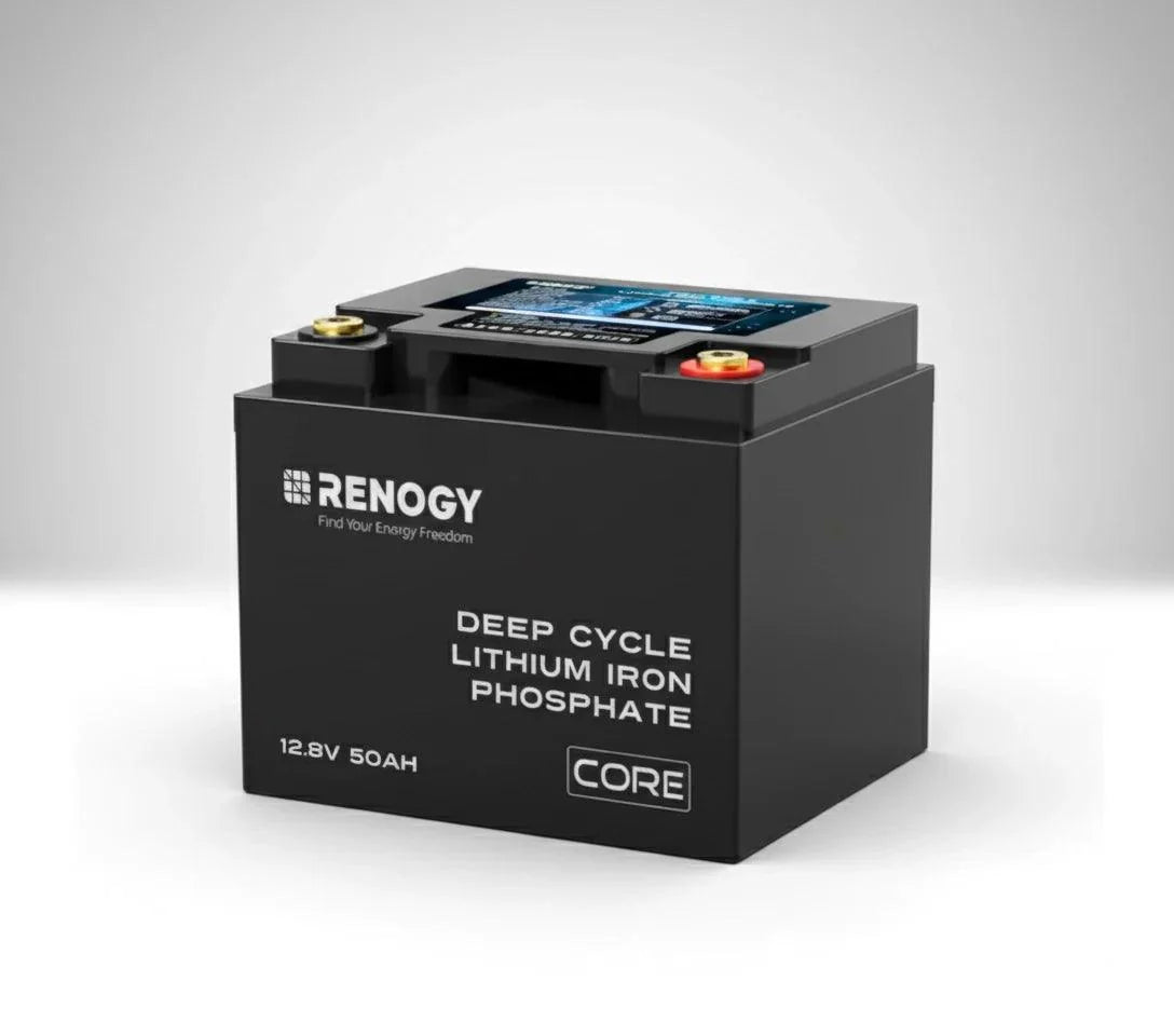 Renogy Core 12V 50Ah LiFePO4 Deep Cycle Battery – Lightweight Lithium Power Solution-1